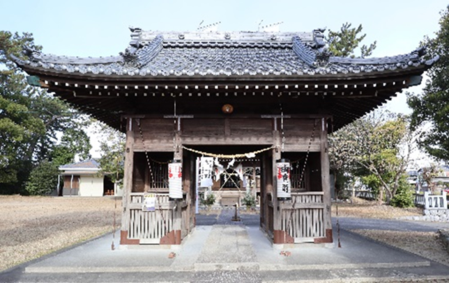 津毛利神社 隋神門