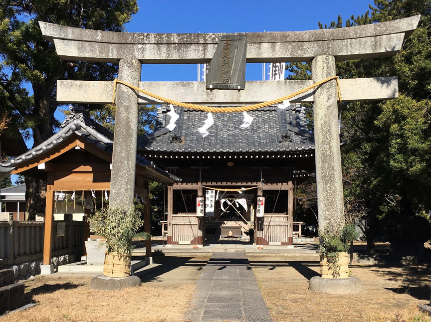 津毛利神社 鳥居